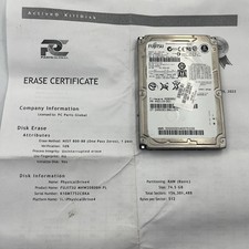 Fujitsu MHW2080BH 80GB SATA 2.5