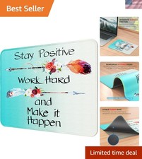 Durable 8.5x11 Inch Feather Arrow Mouse Pad - Anti-Fray, Non-Slip Rubber Base picture