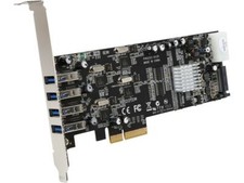 StarTech.com PEXUSB3S44V 4 Port PCI Express (PCIe) SuperSpeed USB 3.0 Card Adapt picture