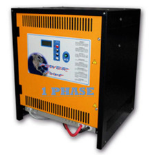 FORKLIFT DIGITAL BATTERY CHARGER 1 SINGLE PHASE 48V 120 AMP; 600-840 AMP HOUR AH picture