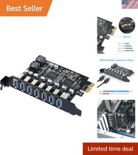 Plug & Play PCIe USB 3.0 Expansion Card - 5Gbps, Compatible with Windows/Linux picture
