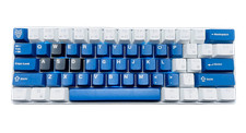 Custom 61 Key Royal Kludge RK61 Mechanical Keyboard Silent Creamy Yellow Switch picture
