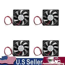 4Pcs DC Brushless Cooling PC Computer Fan 12V 8015s 80x80x15mm 0.16A 2 Pin Wire picture
