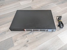 POE 24 Port Rack Mountable Ethernet Switch NVR CCTV 1000mbps 400Watts IP CAMERA picture