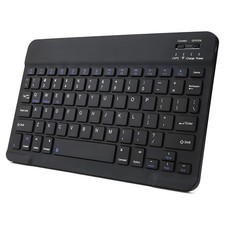 KUNSI Bluetooth Keyboard for iPad, Rechargeable Slim Portable Wireless Black picture