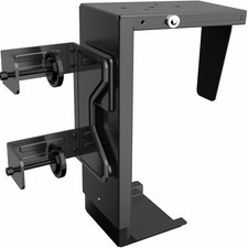 Desk Leg Mount for PC, Black Clamp-On, Large Size, Alloy Steel picture