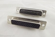 10x D-SUB 44 Pin DB44 Female Jack Solder Type Straight Adapter Connector 3 Rows picture