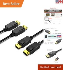 10FT VESA Certified DisplayPort to DisplayPort Cable 8K/4K - Ultra HD Experience picture