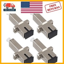 Durable LC to SC Fiber Optic Adapters - 4 Pack,  Compliant with Low Loss picture