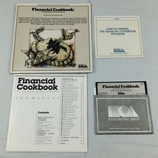 Atari 400/800/1200/XL/XE Financial Cookbook (105502) Electronic Arts 1984 Rare picture