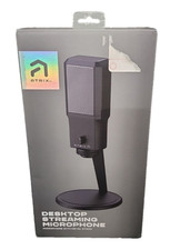 Atrix 309736 Black Compact Built-In Audio Control Desktop Streaming Microphone picture