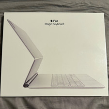 Apple iPad Magic Keyboard Dock White Touchpad Magnetic USB-C QWERTY MJQJ3LL/A picture