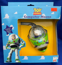 Vintage Disney Interactive Toy Story Buzz Lightyear Computer Mouse picture