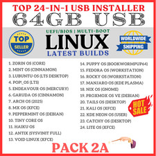 24 LINUX OPERATING SYSTEMS IN ONE MULTI-BOOT USB | SEE LIST ⬇ picture