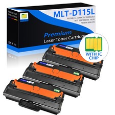 3PK MLT-D115L Toner Cartridge for Samsung 115L Xpress M2620 M2670 M2820 M2870 picture