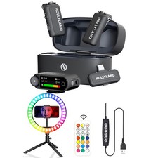 Hollyland LARK MAX 2 Wireless Mic Cameras & Mobile + 10