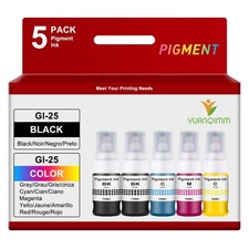 Pigment Ink Refill Bottles GI25 GX2020 Compatible for GI25 picture