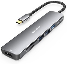 UANTIN USB C Hub, 7 in 1 Multiport Adapter for Laptop/Mac Type C Devices picture