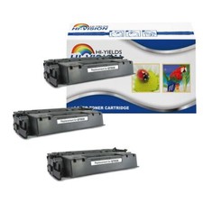 3pk toner replace for HP LaserJet M2727 mfp P2014 P2015 P2010 53X Q7553X Black picture