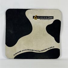 Gateway 2000 Vintage Cow Print Mouse Pad Black and White PC picture