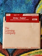 Writer Rabbit 1.3 by Learning Company for the Apple II picture