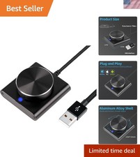 External Media Adjustment Controller - Metal Shell Computer Audio Adjuster Co... picture