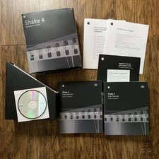 Apple Shake 4 Mac OS Digital Compositing Video Editing Software with Manuals picture