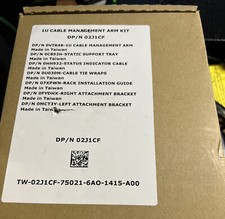 NEW Dell 1U Server Rack Cable Management Arm Kit 2J1CF OEM GENUINE DP/N 02J1CF picture