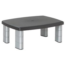 3m Adjustable Monitor Stand, Holds 40 Lb., Black/Silver MS80B 3m MS80B picture
