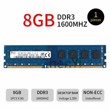 8GB 4GB 2GB DDR3 PC3L-12800U 1600MHz 2Rx8 1.35V DIMM Desktop RAM For SKHynix LOT picture