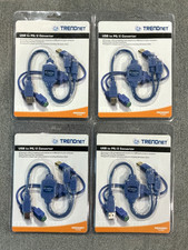 (LOT OF 4 ) Trendnet Medianet TU-PS2 *USB to PS/2 Converter * NEW picture