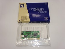 LEVEL ONE FNC-0109TX 10/100Mbps FAST ETHERNET ADAPTER IN ORIGINAL BOX #M2434 picture