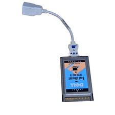 Dell 3CCFE575BT-D Fast Ethernet PC Card 10/100 Base-TX Silver Dongle Untested picture