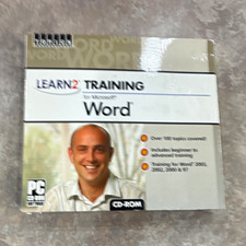 Learn2 Training for Microsoft Word PC CD-ROM Software Training IT Tutorials picture