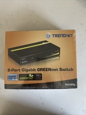 TRENDnet TEG-S80G 8-Port Gigabit GREENnet Switch New SEALED picture