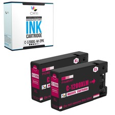CMYi 2-Pack Compatible PGI-1200XL Magenta Ink Cartridge fits Canon MAXIFY MB2020 picture