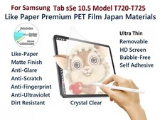 Paper Feel Matte Film Anti-Glare Screen For Samsung Tab s5e 10.5 Model T720-T725 picture