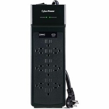 CyberPower CSP1206UC 12 Outlet Surge Protector 3000J Surge Suppression picture