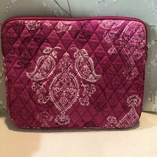 Vera Bradley Tablet Case, In Good Pre-Owned Condition 11x9 Pink &White picture