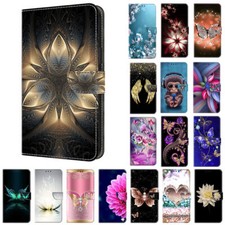 Butterfly Feather Flower Wallet Cover Case For Xiaomi 9 13 11 Lite Redmi Note 7 picture