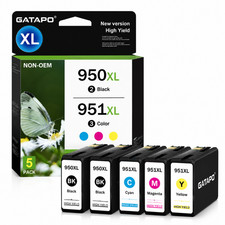 5PK 950XL 951XL Ink Cartridges For  OfficeJet Pro 8620 8625 8630 8640 8660 picture
