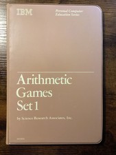 RARE IBM Personal Computer Arithmetic Games Set 1 Vtg Software 5.25 Floppy Disk picture