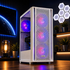 Gaming PC Desktop Computer i7 Ryzen 7 Up to 32GB RAM 2TB SSD RTX 5060 Win11 WiFi picture