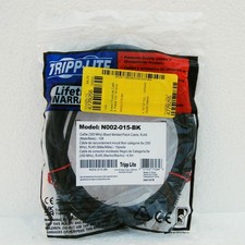 TRIPP-LITE Patch Cable RJ45 (Male) | 15 Foot | Model: N002-015-BK picture