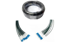 12 Strands 75M LC-LC Outdoor Armored Single-Mode Fiber Optic Cable=39487 picture