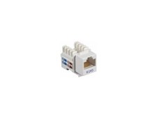 Black Box CAT6 Value Line Keystone Jack, White, 25-Pack picture