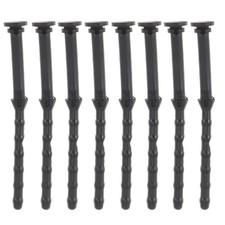 8Pcs Reusable Anti Vibration Silicone Rubber Fan Mounting Screws Black picture