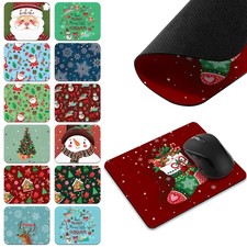 Christmas Holiday Gaming Mouse Mat Pad Rectangle Mousepad For Computer PC Desk picture