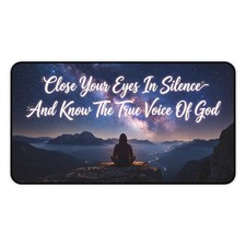 Inspirational Christian Desk Mat Mouse Pad 