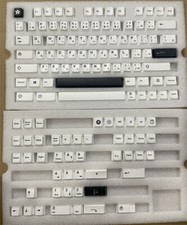 Simple White Japanese Keycaps Cherry PBT 129 Keys No Box for Cherry MX Keyboard picture